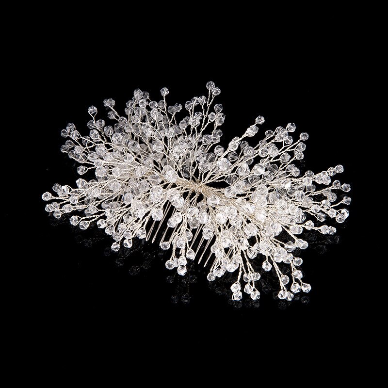 2020 Elegant Wedding Bridal Hair Accessories Jewelry Handmade Crystal Rhinestone Bridal Party Prom Pageant Hair Comb Hairpins