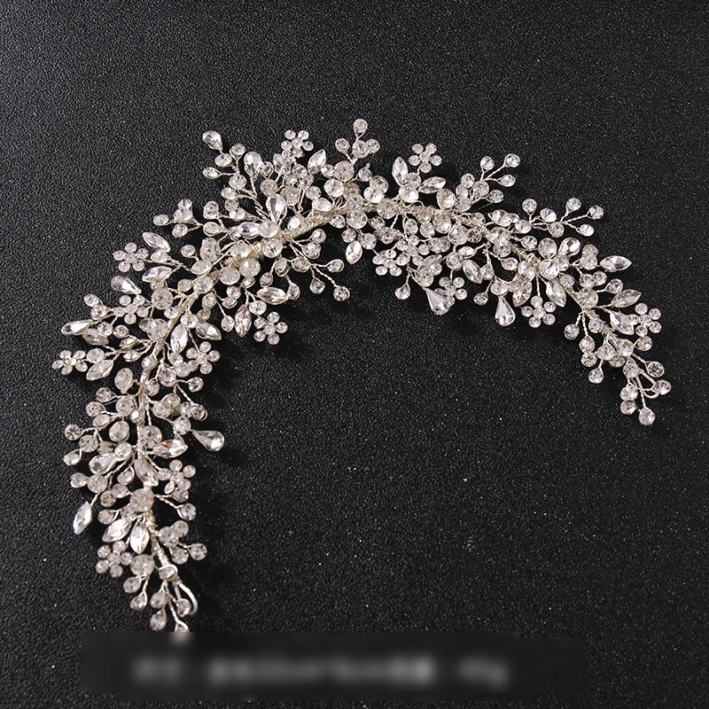 Rhinestone Wedding Headbands For Bride Crystal Headband Hair Accessories Wedding Crystal Hair Band Bridesmaid Head Jewelry Gift