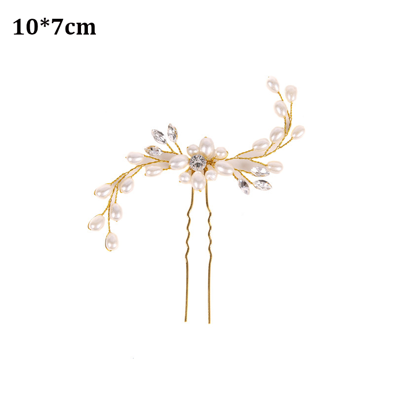 Crystal Pearl Bridal Tiaras Hairbands Hairpins Bridesmaid Diamante Hair Vine Accessories Wedding Jewelry Headwear for Girls 2021